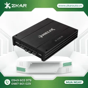 Gắn âm ly ô tô Helix 4 kênh D FOUR tại TpHCM