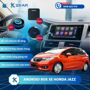 Địa Chỉ Gắn Android Box Xe Honda Jazz Uy Tín Tại TPHCM