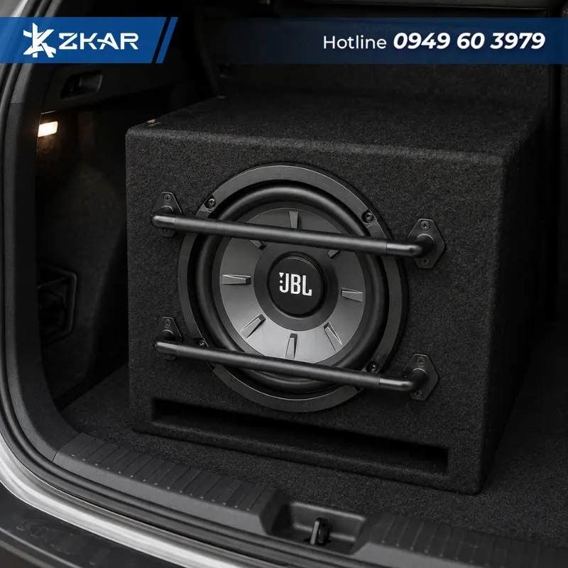 Lắp Đặt Thực Tế Loa Sub Hơi Cốp JBL STAGE 800BA