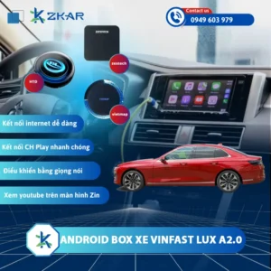Địa Chỉ Gắn Android Box Xe VinFast Lux A2.0 Uy Tín Tại TPHCM