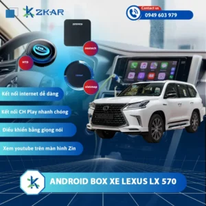 Địa Chỉ Gắn Android Box Xe Lexus LX 570 Uy Tín Tại TPHCM