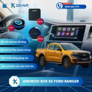 Địa Chỉ Gắn Android Box Xe Ford Ranger Uy Tín Tại TPHCM