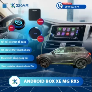 Địa Chỉ Gắn Android Box Xe MG RX5 Uy Tín Tại TPHCM