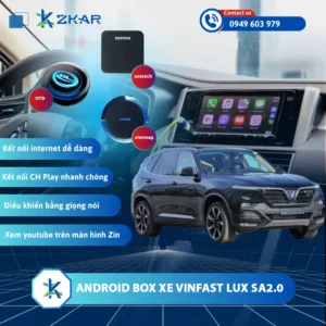 Địa Chỉ Gắn Android Box Xe VinFast Lux SA2.0 Uy Tín Tại TPHCM