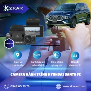 Địa Chỉ Lắp Đặt Camera Hành Trình Ô Tô Hyundai Santa Fe