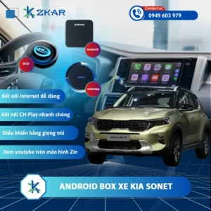 Địa Chỉ Gắn Android Box Xe KIA Sonet Uy Tín Tại TPHCM