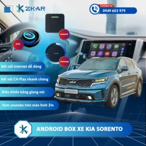 Địa Chỉ Gắn Android Box Xe KIA Sorento Uy Tín Tại TPHCM