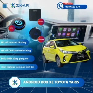 Địa Chỉ Gắn Android Box Xe Toyota Yaris Uy Tín Tại TPHCM