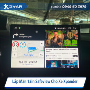 Lắp Màn Hình 13in Safeview Cho Xe Xpander - Giá 10tr900