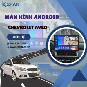 Địa Chỉ Gắn Màn Hình Android Xe Chevrolet Aveo Tại TPHCM