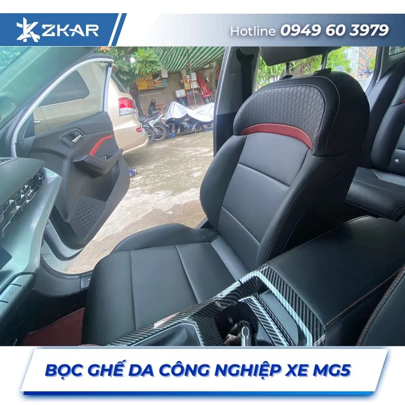 Bọc Ghế Da Công Nghiệp Xe MG5 tại TP.HCM