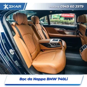 Bọc Ghế Da Nappa Xe BMW 740Li Tại TPHCM