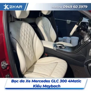 Bọc Ghế Da Nappa Xe Mercedes GLC 300 4Matic Kiểu Maybach Tại TPHCM