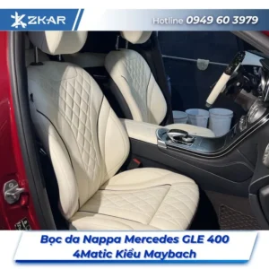 Bọc Ghế Da Nappa Xe Mercedes GLE 400 4Matic Kiểu Maybach Tại TPHCM