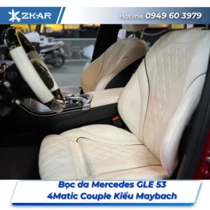 Bọc Ghế Da Nappa Xe Mercedes GLE 53 4Matic Couple Kiểu Maybach Tại TPHCM