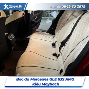 Bọc Ghế Da Nappa Xe Mercedes GLE 63S AMG Kiểu Maybach Tại TPHCM