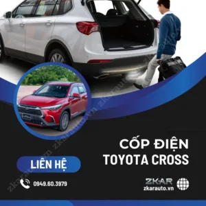 Địa Chỉ Độ Cốp Điện Xe Toyota Cross Tại TPHCM
