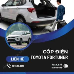 Địa Chỉ Độ Cốp Điện Xe Toyota Fortuner Tại TPHCM