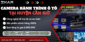 Gắn Camera Hành Trình Ô Tô Tận Nơi Tại Huyện Cần Giờ