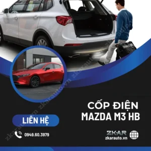 Địa Chỉ Độ Cốp Điện Xe Mazda M3 HB Tại TPHCM