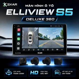Màn hình Elliview S5 Deluxe 360 Ô Tô