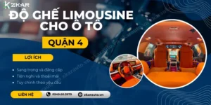 Độ Ghế Limousine Cho Xe Tận Nơi Tại Quận 4