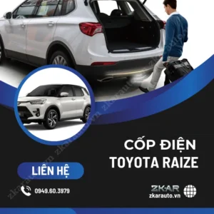Địa Chỉ Độ Cốp Điện Xe Toyota Raize Tại TPHCM