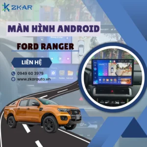Địa Chỉ Gắn Màn Hình Android Xe Ford Ranger Tại TPHCM