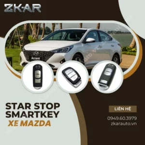 Lắp Start Stop Smartkey Pke Cho Mazda Zin: Nâng cao trải nghiệm lái xe