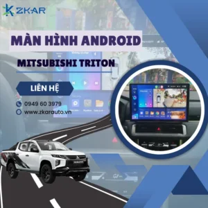 Địa Chỉ Gắn Màn Hình Android Xe Mitsubishi Triton Tại TPHCM