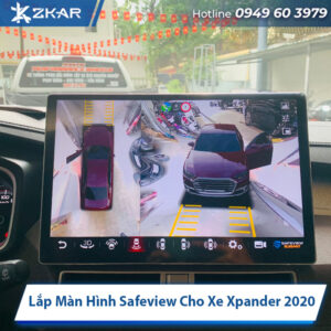 Lắp Màn Hình Safeview Cho Xe Xpander 2020 - Giá 10tr900