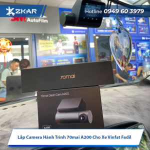 Lắp Camera Hành Trình 70mai A200 Cho Xe Vinfat Fadil - Giá 1tr990