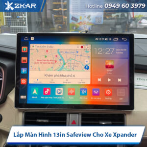 Lắp Màn Hình 13in Safeview Cho Xe Xpander - Giá 10tr900