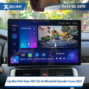 Lắp Màn Hình Teyes 360 13in Xe Mitsubishi Xpander Cross 2023 - Giá 20tr900