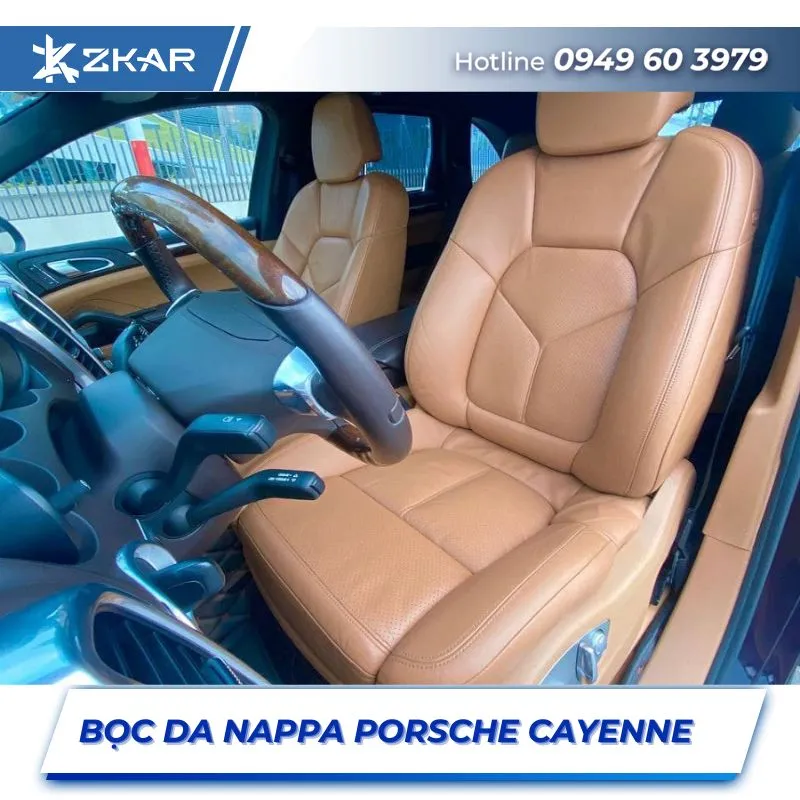 Bọc Ghế Da Nappa Xe Porsche Cayenne Tại TPHCM