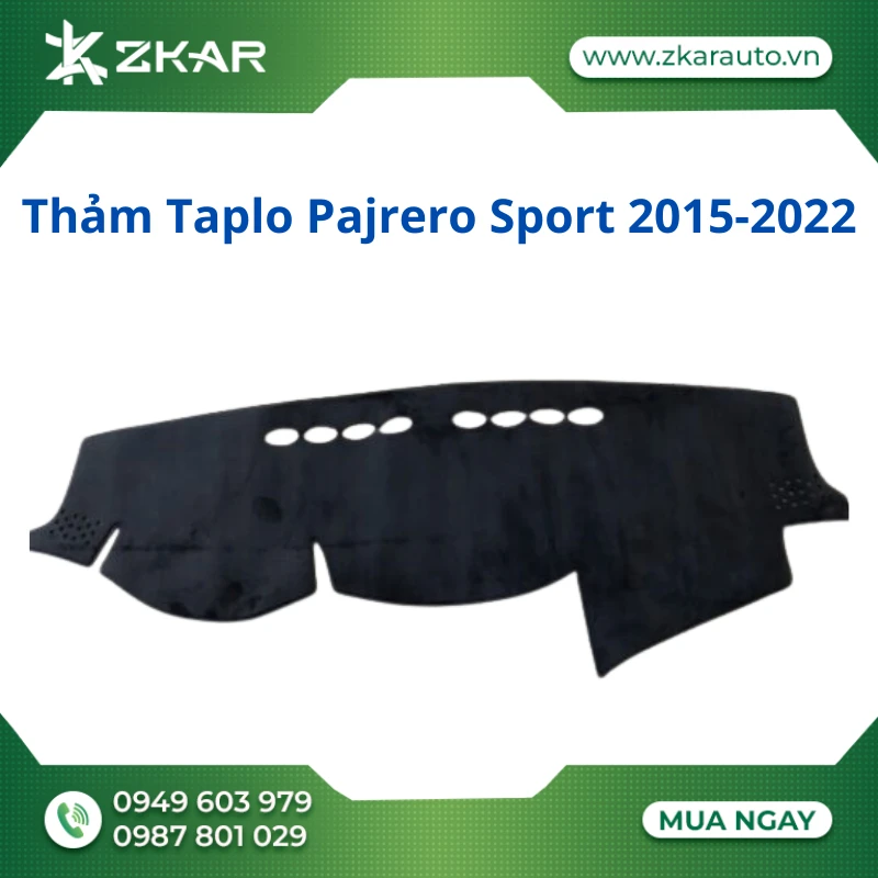 Thảm Taplo Pajrero Sport 2015-2022