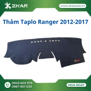 Thảm Taplo Ford Ranger 2012-2017