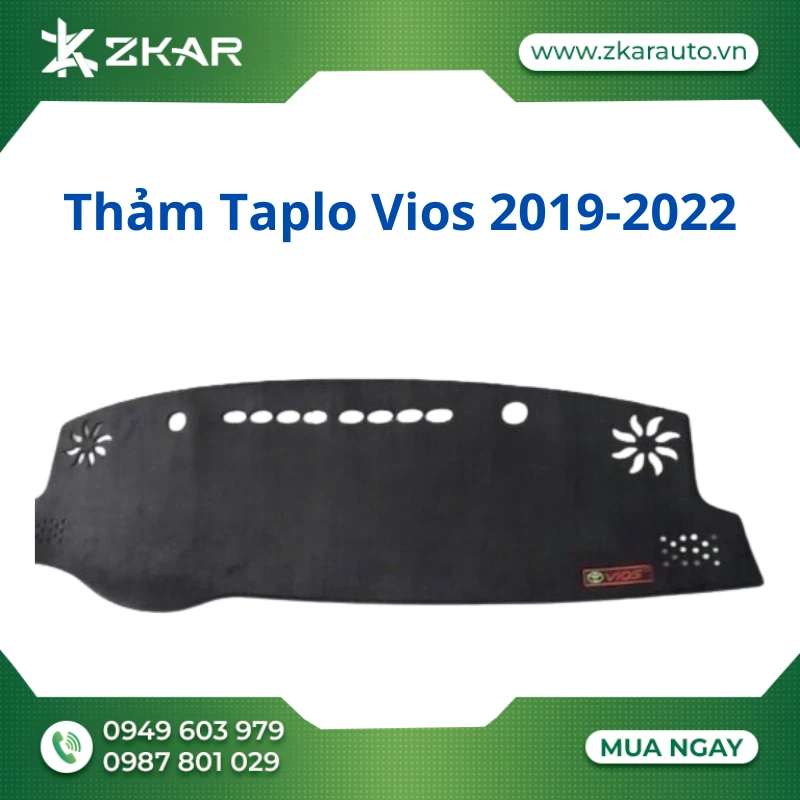Thảm Taplo Vios 2019-2022