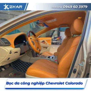 Bọc Ghế Da Công Nghiệp Xe Chevrolet Colorado tại TPHCM