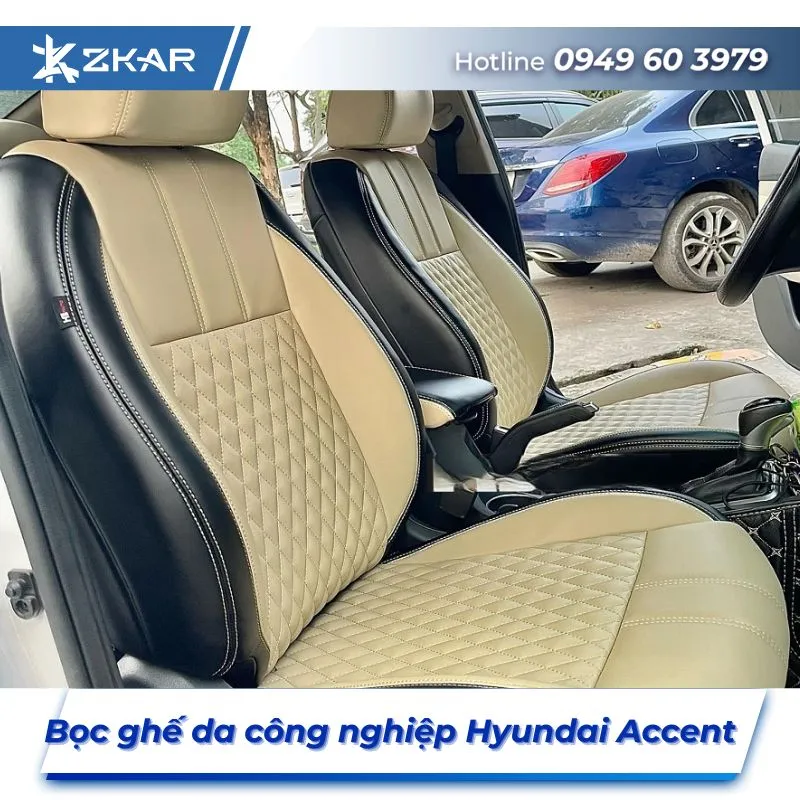 Bọc Ghế Da Công Nghiệp Xe Hyundai Accent tại TPHCM