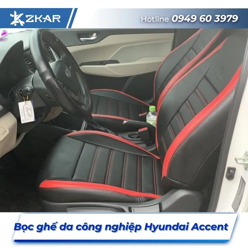 Bọc Ghế Da Công Nghiệp Xe Hyundai Accent tại TPHCM