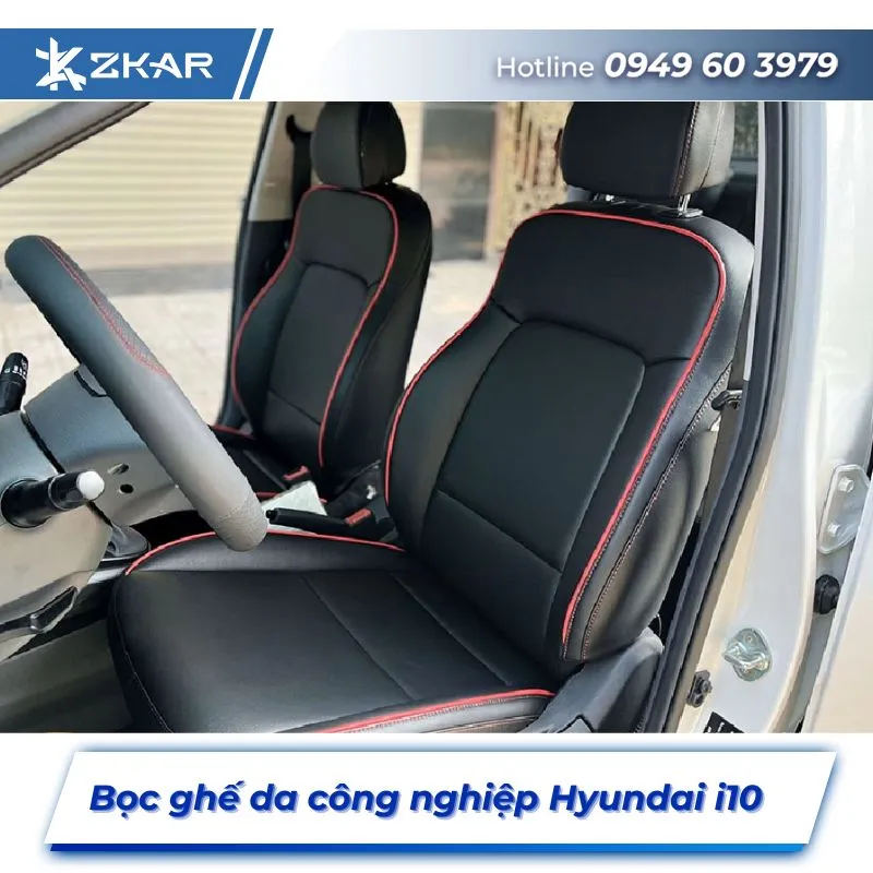 Bọc Ghế Da Công Nghiệp Xe Hyundai i10 tại TPHCM