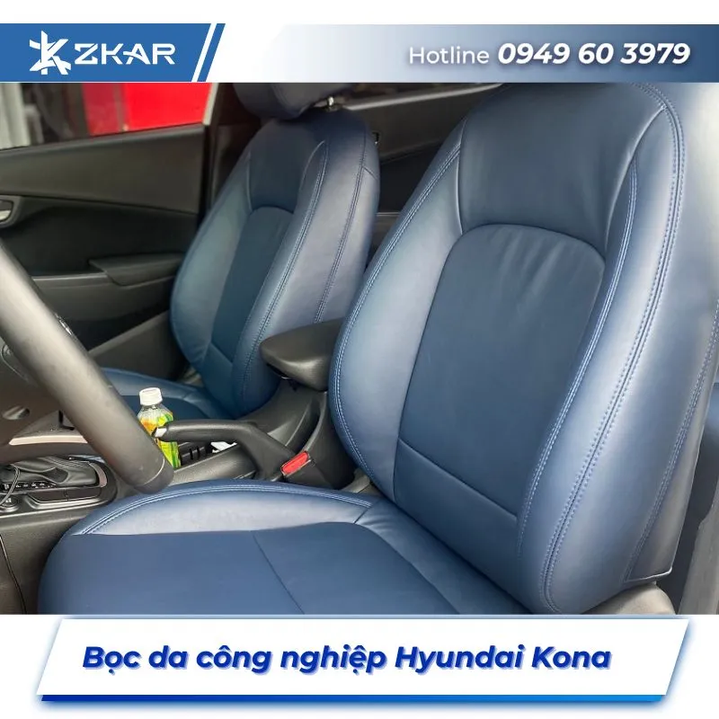 Bọc Ghế Da Công Nghiệp Xe Hyundai Kona tại TPHCM