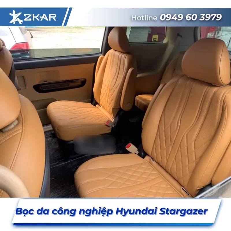 Bọc Ghế Da Công Nghiệp Xe Hyundai Stargazer tại TPHCM