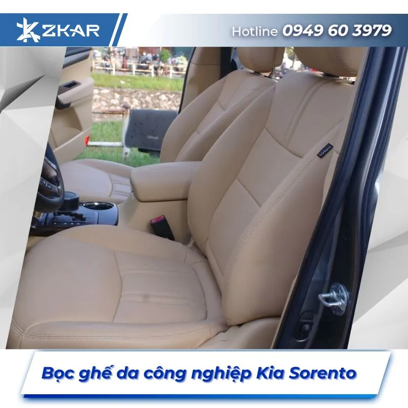 Bọc Ghế Da Công Nghiệp Xe Kia Sorento tại TPHCM