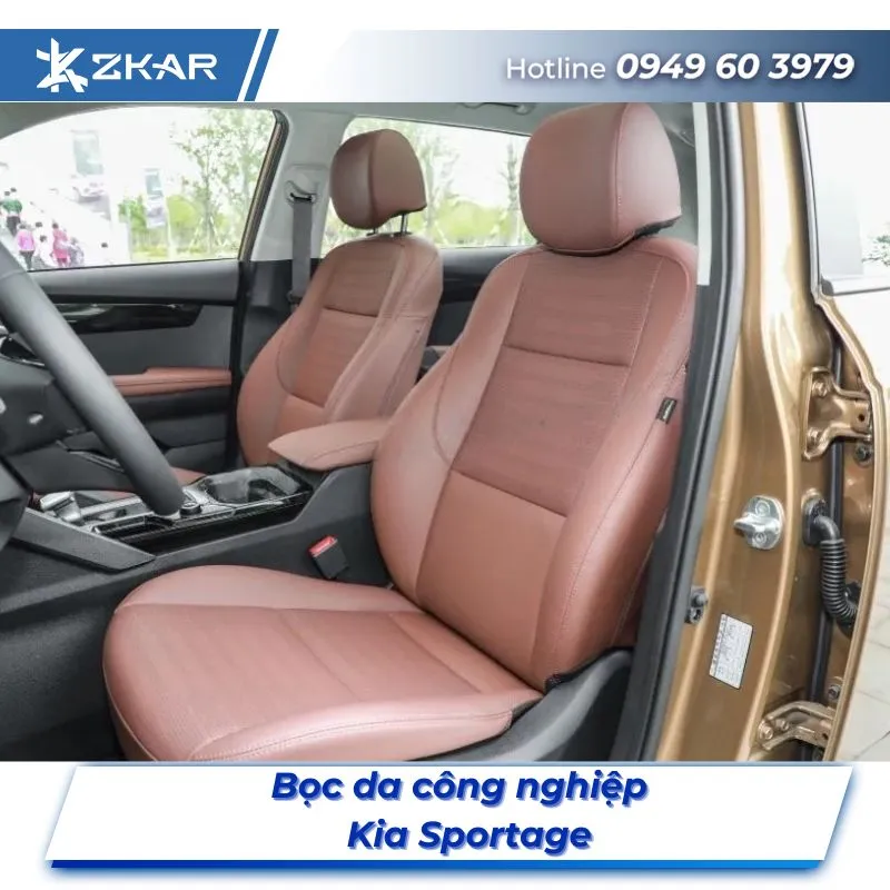 Bọc Ghế Da Công Nghiệp Xe Kia Sportage tại TPHCM