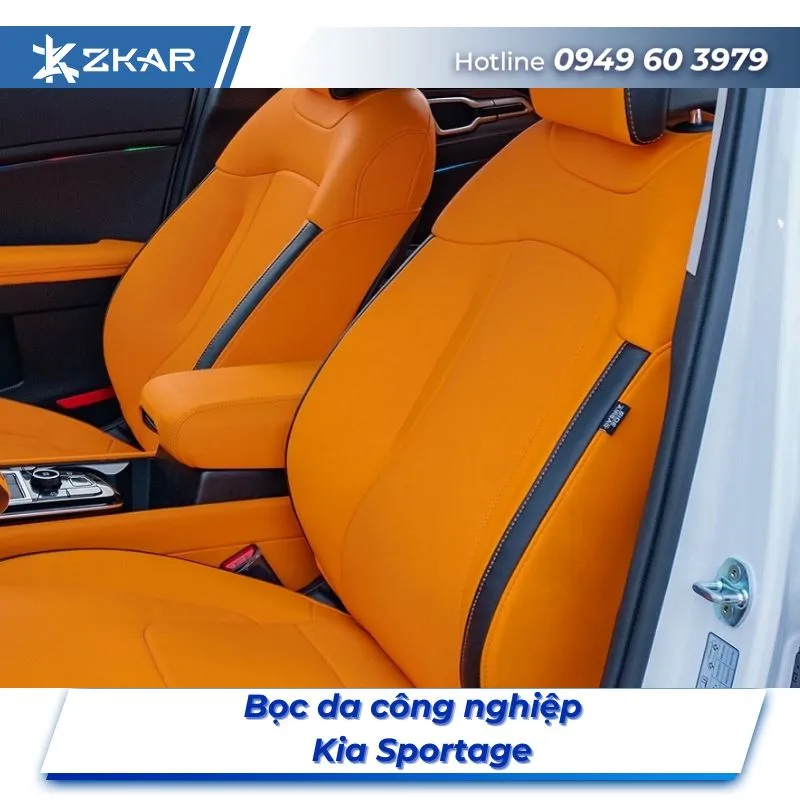 Bọc Ghế Da Công Nghiệp Xe Kia Sportage tại TPHCM