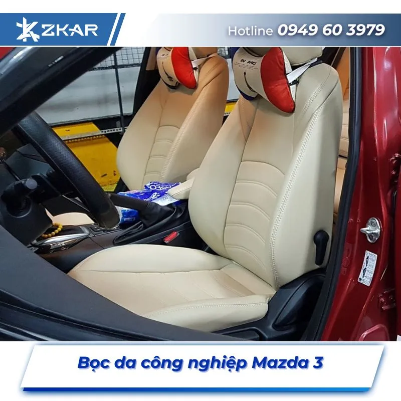 Bọc Ghế Da Công Nghiệp Xe Mazda 3 tại TP.HCM