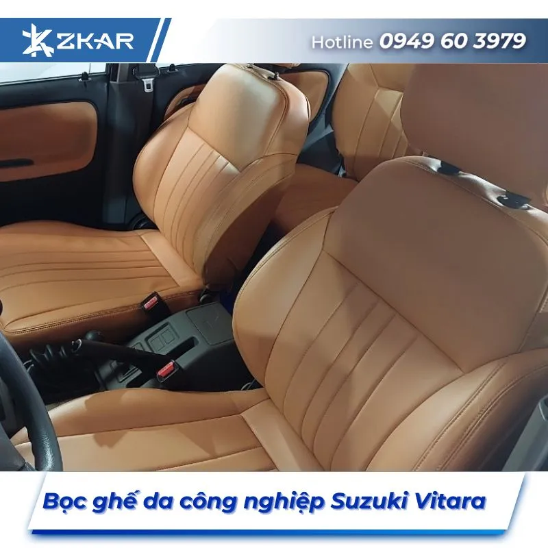 Bọc Ghế Da Công Nghiệp Xe Suzuki Vitara tại TPHCM