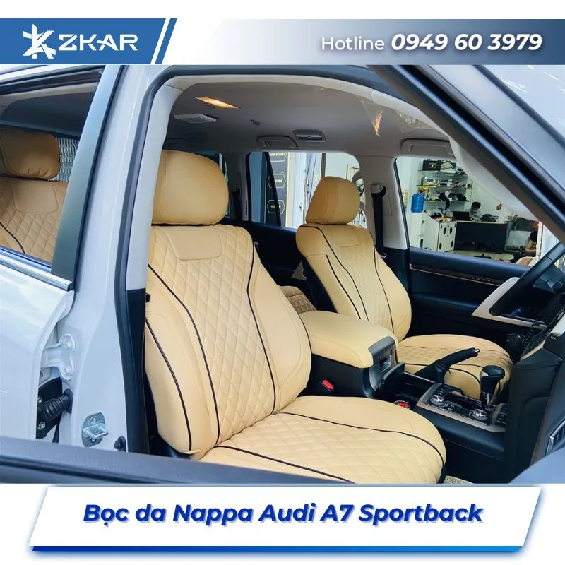 Bọc Ghế Da Nappa Xe Audi A7 Sportback Tại TPHCM
